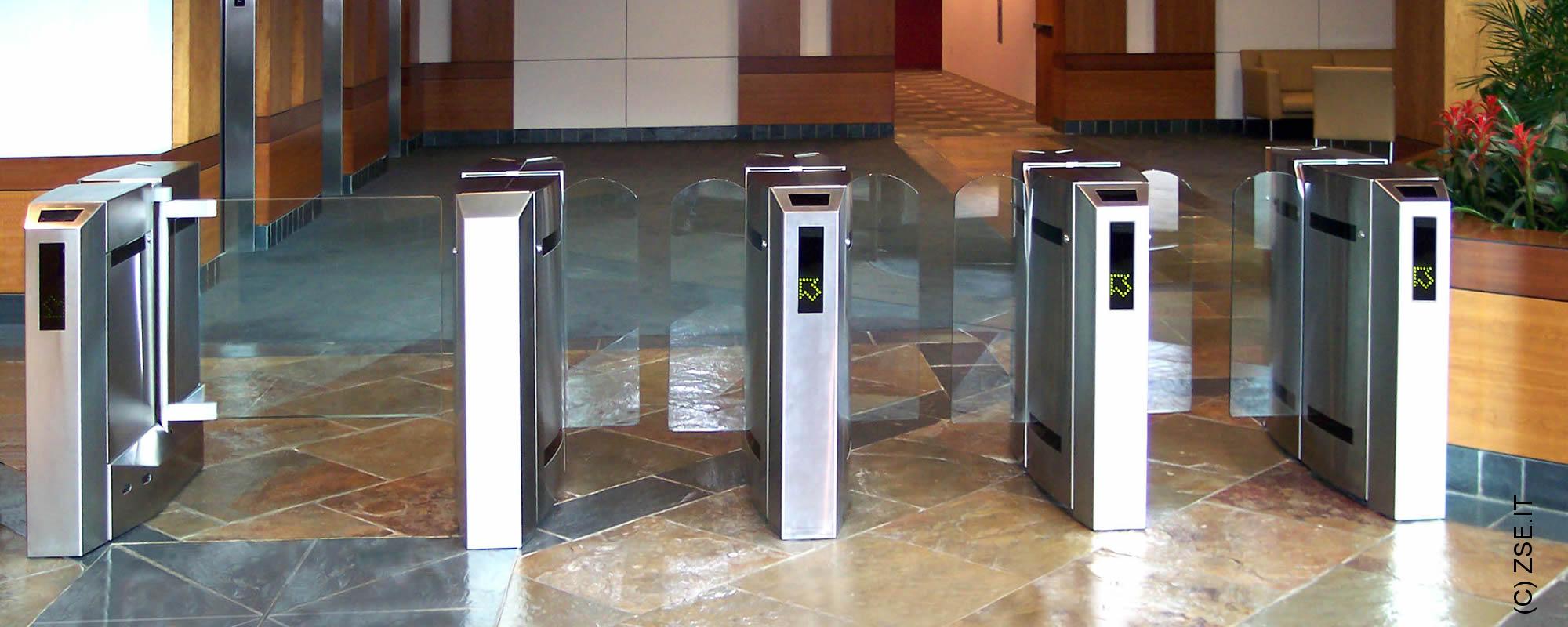 HG1 varco automatico ante in cristallo